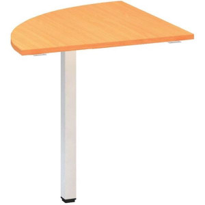 Přídavný stůl Alfa 200 - čtvrtkruh 70 cm, buk Bava