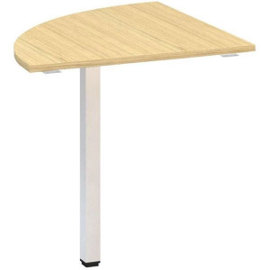 Přídavný stůl Alfa 200 - čtvrtkruh 70 cm, dub Vice