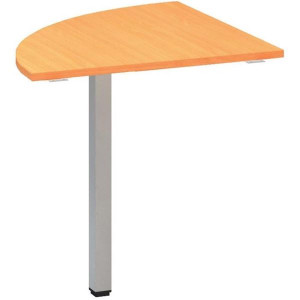 Přídavný stůl Alfa 200 - čtvrtkruh 70 cm, buk Bava