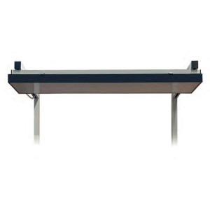 LED zářivkové těleso pro stoly SPEX - 120cm, černé