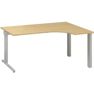 Psací stůl Alfa 305 - ergo, pravý, 160 cm, divoká