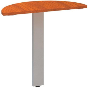 Přídavný stůl Alfa 305 - 80 cm, třešeň/stříbrný