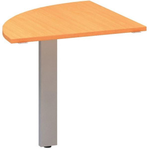 Přídavný stůl Alfa 305 - čtvrtkruh 80 cm, buk Bava
