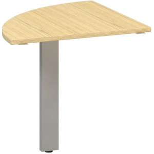Přídavný stůl Alfa 305 - čtvrtkruh 80 cm, dub Vice