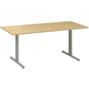 Jednací stůl Alfa 455 - 180 cm, divoká hruška/stří