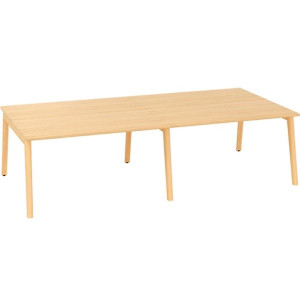 Psací stůl Alfa Root Bench - 280 x 160 cm, dub Vic