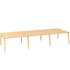 Psací stůl Alfa Root Bench - 420 x 160 cm, dub Vic