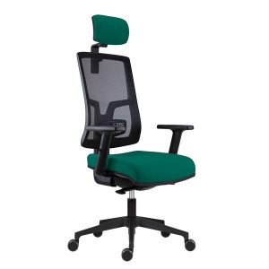 Kancelářská židle New Pure PDH - synchro, tm.zelen