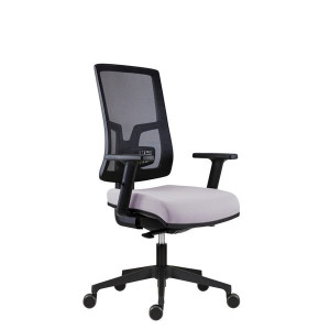 Kancelářská židle New Pure - synchro, sv.šedá
