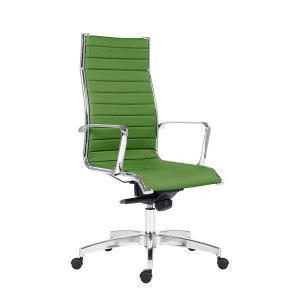 Kancelářské křeslo Kase Ribbed High - zelené