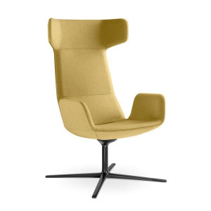 Křeslo Flexi Lounge - vysoké, žluté