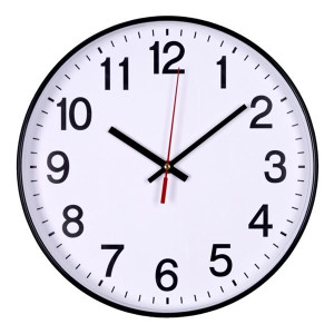 Nástěnné hodiny Office Products - průměr 30 cm, če