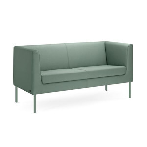Sofa Quadra - dvoumístné, zelené