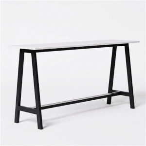 DESKA X BAROVY STUL WOOD,217X60CM,TL2,5CM, BILA W9