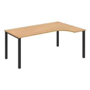 Psací stůl Hobis Uni UE 1800 L - dub/černá