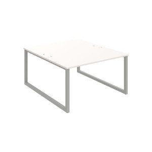 Psací stůl Hobis Uni USD O 1400 - bílý/šedý