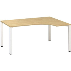 Psací stůl Alfa 200 - ergo, pravý, 160 cm, divoká
