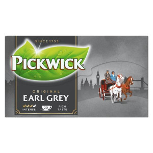 Černý čaj Pickwick Earl Grey, 20x 1,75 g