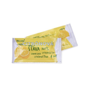 Citronová šťáva Hellma v sáčku,100x 4 ml