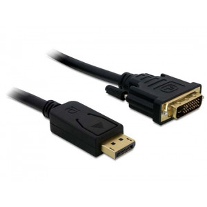 Delock kabel DisplayPort (samec) na DVI 24+1 (samec), 1m
