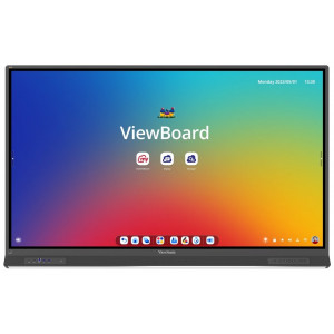 ViewSonic Flat Touch Display IFP8653/ 86"/ UHD/450nits, 1200:1, 8G RAM/128GB/HDMI/VGA/USB-C /RJ45 x2, RS232 x1, Grey