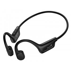 GENIUS bezdrátový headset HS-955BT/ sportovní/ přenos po kosti/ IPX7/ černý/ BT/ USB-C nabíjení