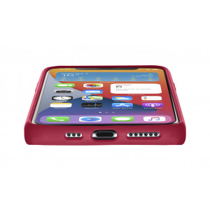 Ochranný silikonový kryt Cellularline Sensation pro Apple iPhone 12 mini, červený