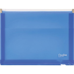 Zipové obálky Opaline A5,180 mic, 5 ks, modré