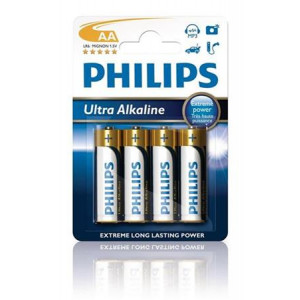 Philips baterie AA ExtremeLife+, alkalická - 4ks