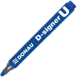 Pernamentní popisovač Donau D-Signer, modrý