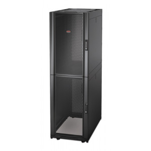 APC NetShelter SX Colocation 2x20U 600mm Wide x 1070mm Deep Enclosure with Sides Black 