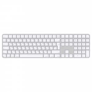 Apple Magic Keyboard Numeric Touch ID/Bezdrátová Bluetooth/UA layout/Bílá