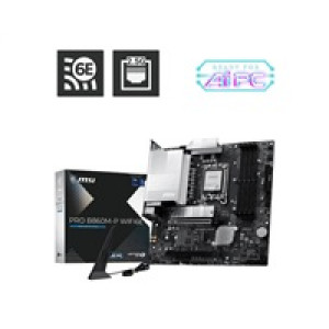 MSI MB Sc LGA1851 PRO B860M-P WIFI6E, Intel B860, 4xDDR5, WiFi, 2xDP, 1xHDMI, 1xVGA, mATX