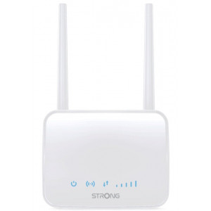 POŠKOZENÝ OBAL - STRONG 4G LTE router 350M/ Wi-Fi standard 802.11 b/g/n/ 300 Mbit/s/ 2,4GHz/ 1x LAN/ 1x SIM slot/ 2 odnímateln...