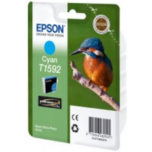 EPSON cartridge T1592 cyan (ledňáček)
