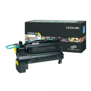 Lexmark C792 Yellow Extra High Yield Return Program Print Cartridge (20K)
