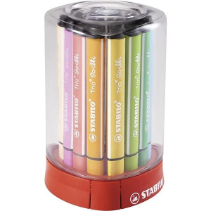 Fixy STABILO Trio Scribbi, sada 12 barev, deskset