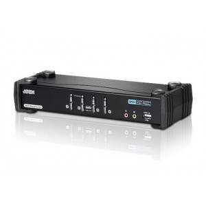 ATEN 4-portový přepínač KVM ™ DVI Dual Link/ se zvukem CS1784A
