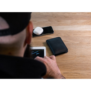 Kožená peněženka FIXED Wallet XL, černá