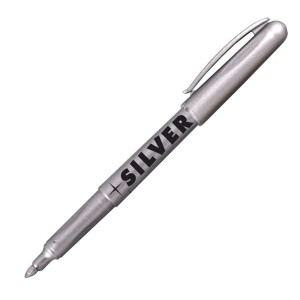 Permanentní popisovač Centropen 2670, stříbrný