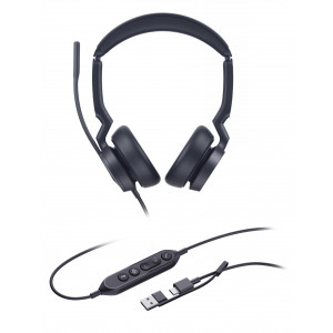 Yealink UH46 Dual Teams USB-C/A, náhlavní souprava