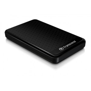 TRANSCEND 1TB StoreJet 25A3, 2.5”, USB 3.0 (3.1 Gen 1) Stylový externí odolný hard disk, černý se vzorem