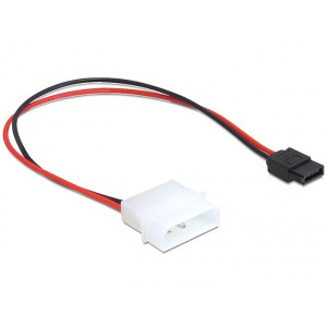 Delock napájecí adaptér IDE MOLEX na SATA napájení 6-pin