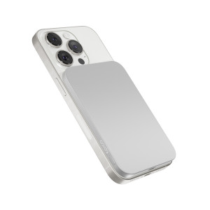 Epico 3000mAh Alu Mag+ PowerBanka EM31 - stříbrná