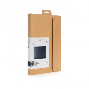 Kožené pouzdro FIXED Oxford pro Apple MacBook 12", modré