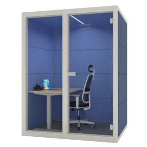 Akustický box Cube Work MF - 1 osoba, kovový rám