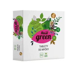 Tablety do myčky Real green - 40 ks
