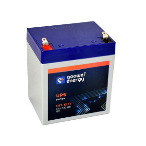 GOOWEI ENERGY Pb záložní akumulátor VRLA AGM 12V/5 Ah (OT5-12 F1), Faston 4,7 mm