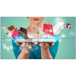 Philips Video Wall IPS panel – 49" D-LED displej, FHD rozlišení, IPS panel, jas 500 cd/m2, Video Wall, provoz 24/7