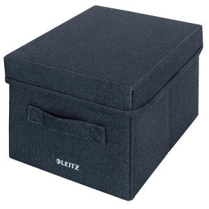 Úlož.krabice Leitz - textil, víko, S, šedé, 2 ks